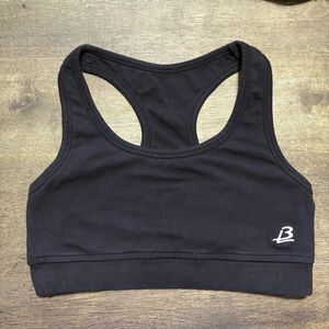 B-light Sweden Black Sports Bras Small Organic Cotton Climate Safe MSRP $80